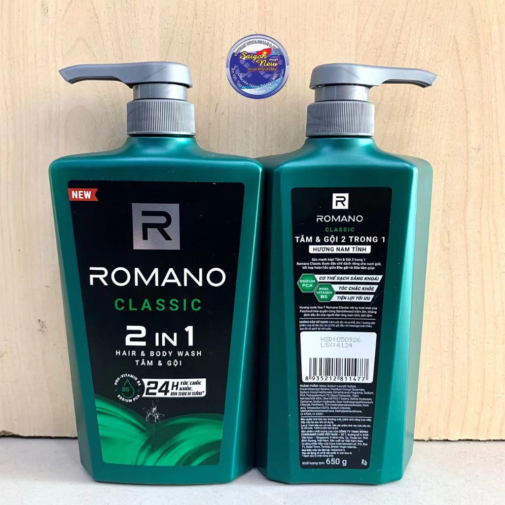 Sua Tam Goi 2 In 1 Romano Shampoo 650g | Shopee Malaysia