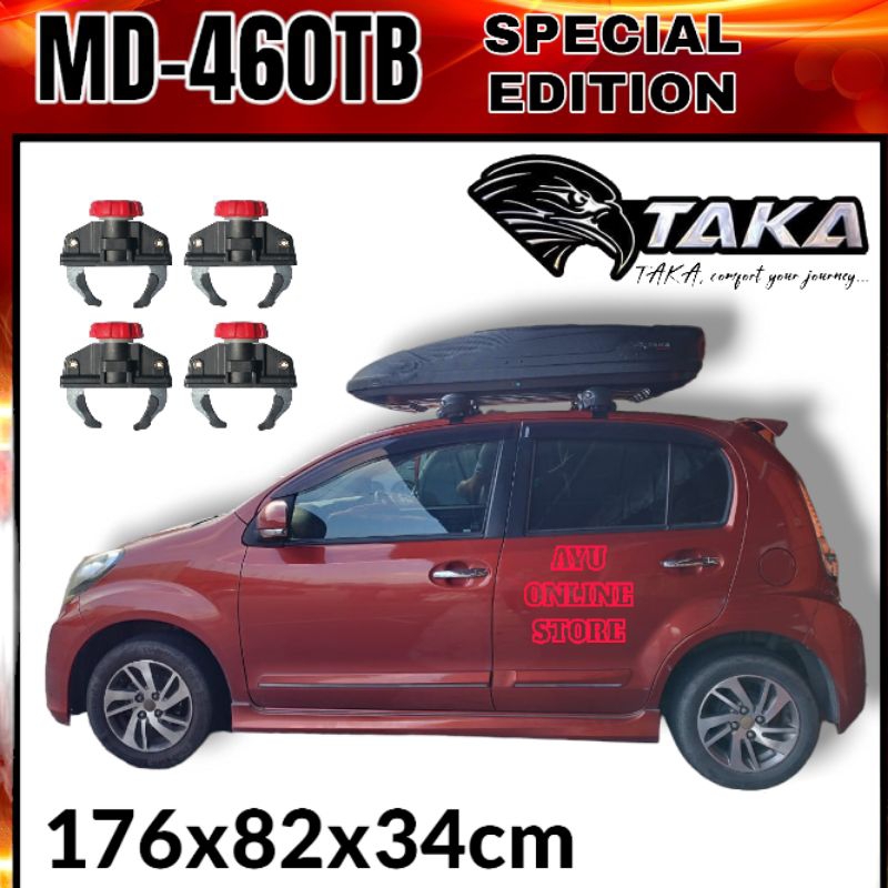TAKA MD460TB Bubble Design Car Roof Box [Special Edition] [XL Size