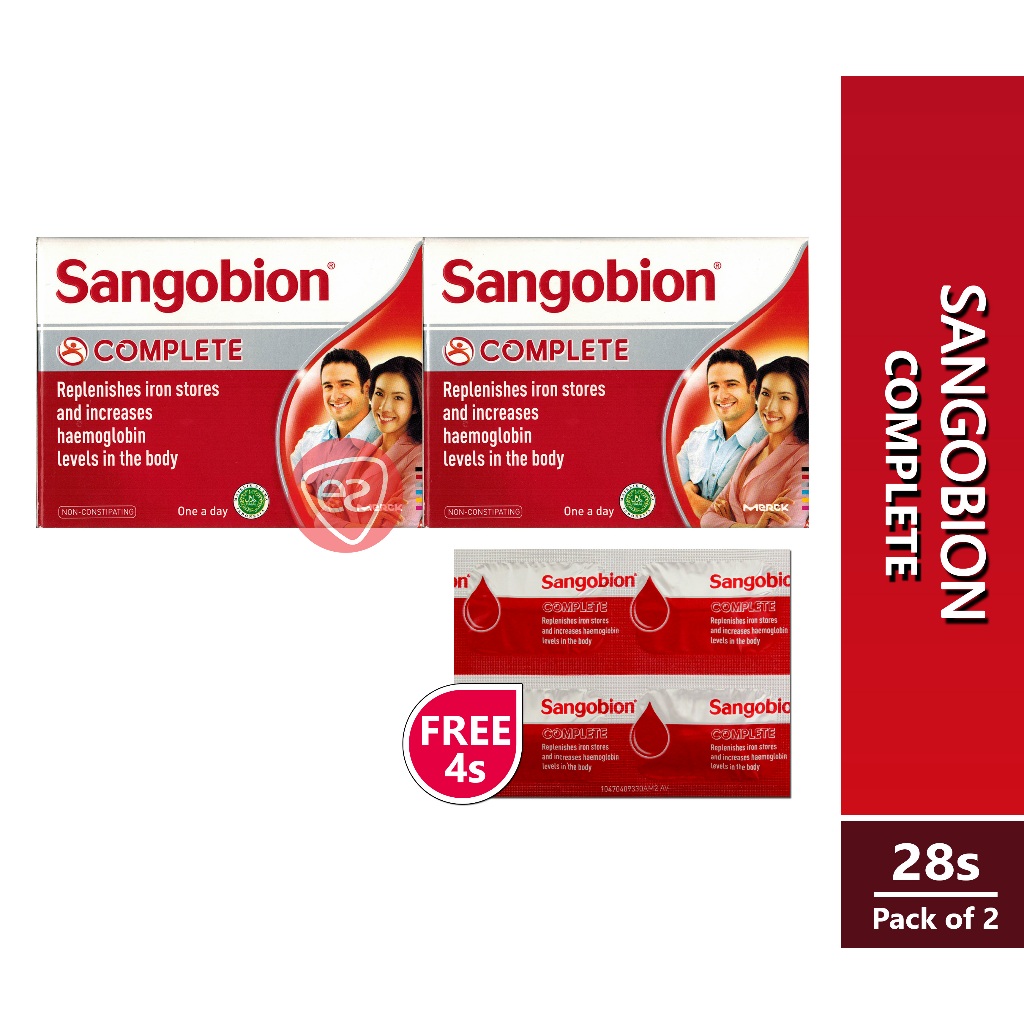 SANGOBION COMPLETE CAPSULE ( 28S / 28S X2 PACK OF TWO FREE 4S
