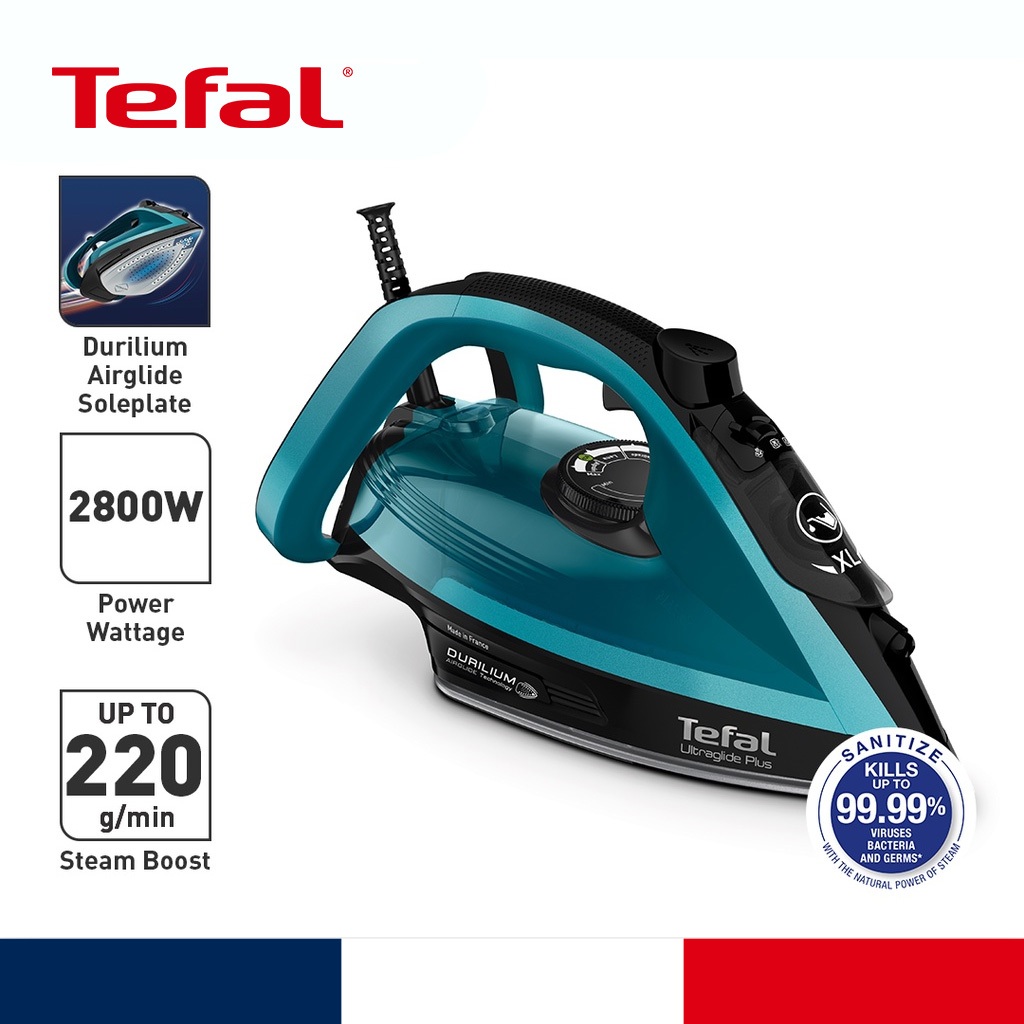 FV5847M0 Tefal Steam Iron Ultraglide Plus Shopee Malaysia