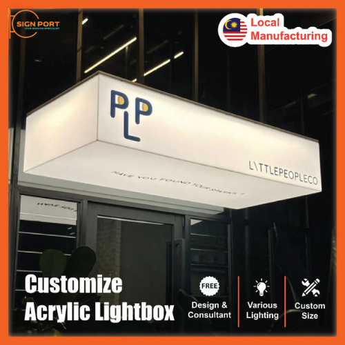 Customise Acrylic Lightbox Custom Made Lightbox Signage Modern