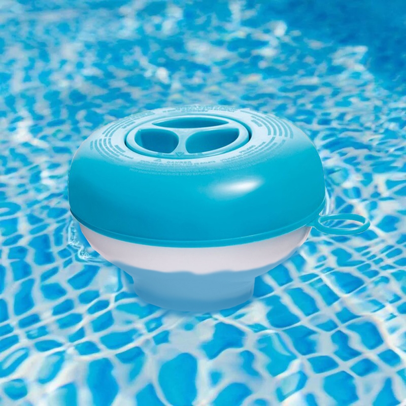 INTEX 29040 Floating Chemical Dispenser Water Pool Spa Chlorine Bromine ...