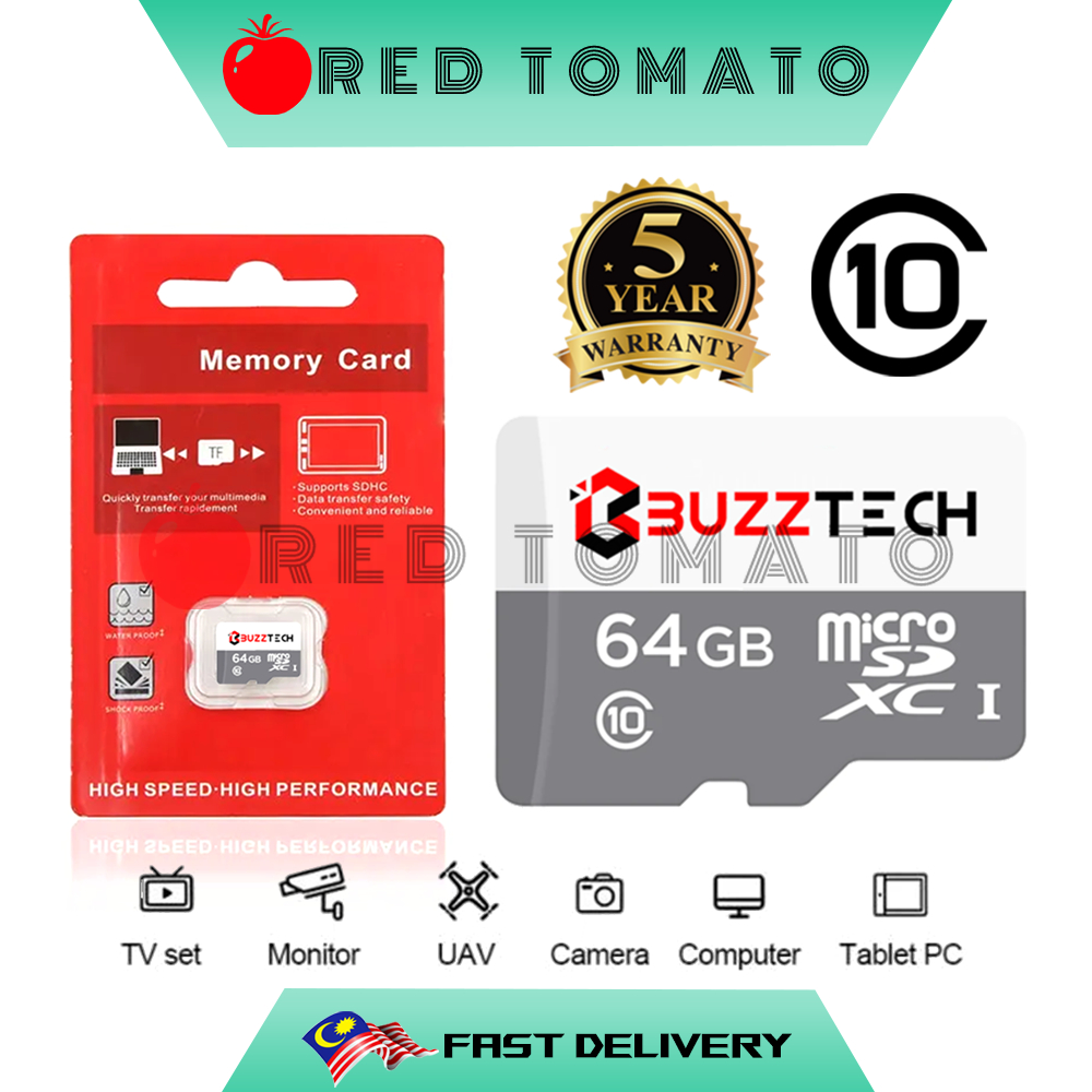RED TOMATO Micro SD Card High Endurance 32GB 64GB 128GB 256GB Video