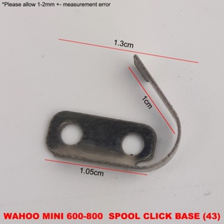 SPARE PART) Brand Ajiking Tomman Spinning Fishing Reel Drag clicker Metal  Plate Spring Ring Message Wahoo Mini Prawn