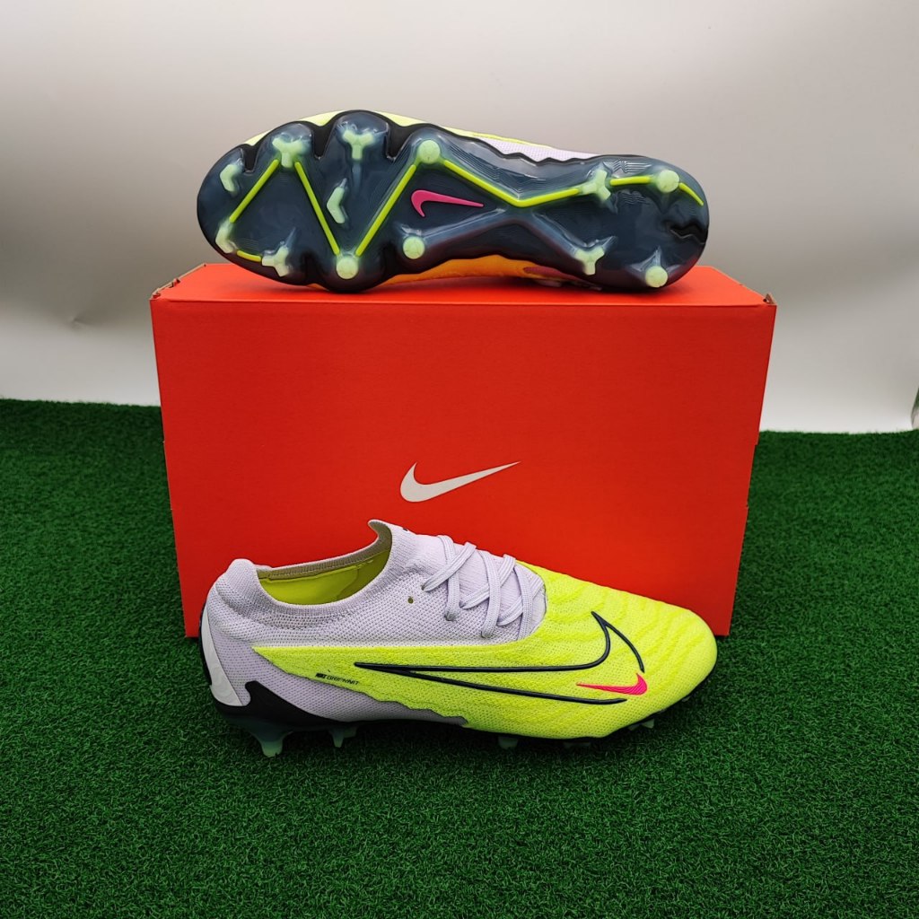 Kasut Bola Sepak Football Boots Nike Phantom GX Soccer Shoes Boot Bola Outdoor Shopee Malaysia