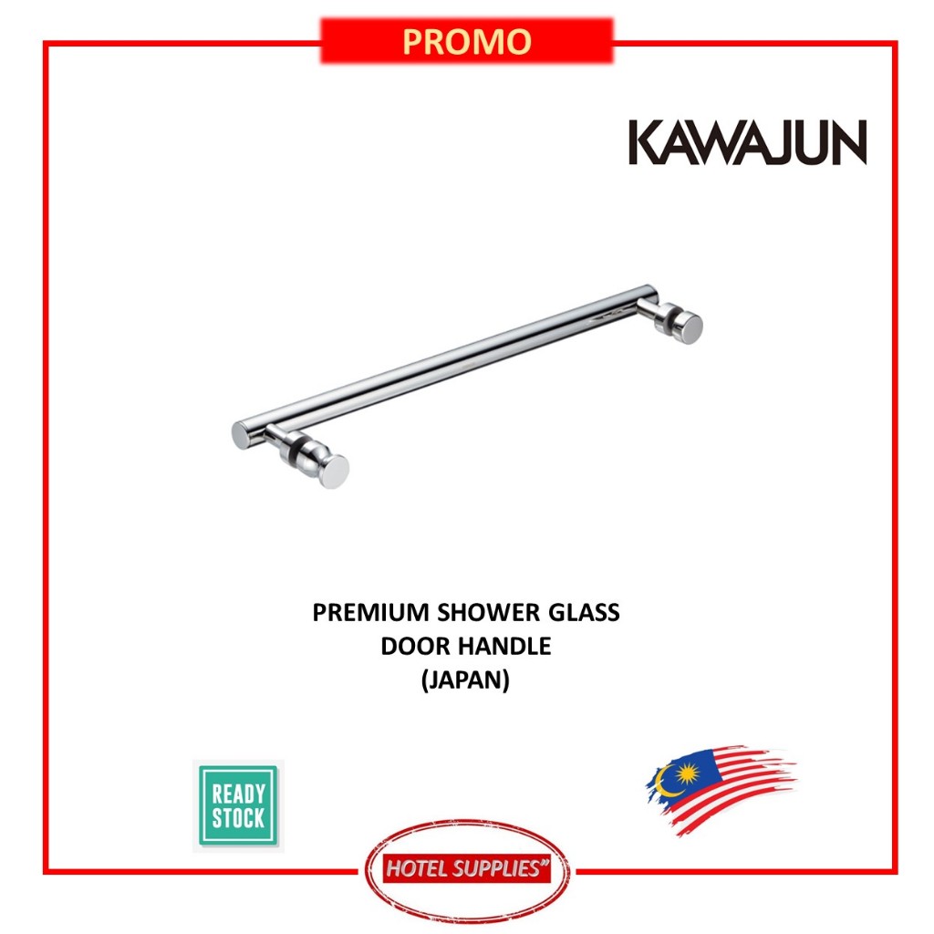 [PROMO] KAWAJUN PREMIUM GLASS SHOWER DOOR HANDLE (CHROME) Shopee Malaysia