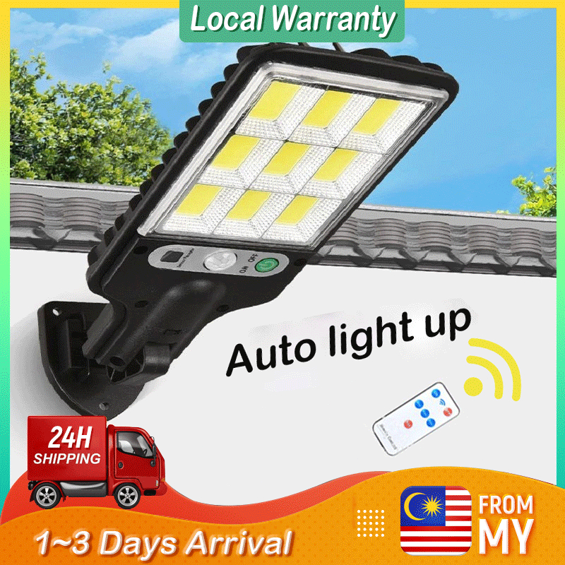 【Fast delivery】 LED3 mode solar street light outdoor lighting remote ...