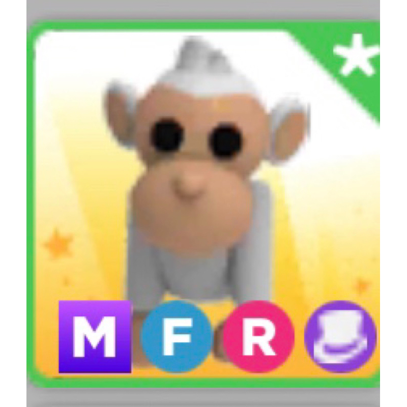 (MFR)albino monkey adopt me Shopee Malaysia