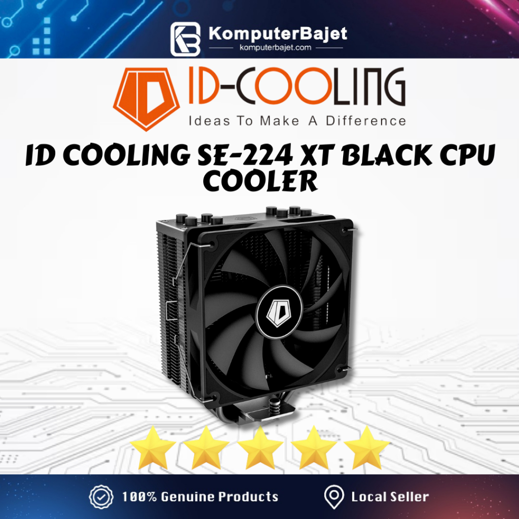 ID-COOLING SE-224 XTS CPU COOLER (BASIC / BLACK / WHITE) | Shopee Malaysia