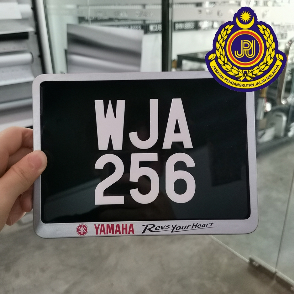 JPJ Roadblock Lepas Nombor Plate Motor Standard No Timbul Warna Putih ...