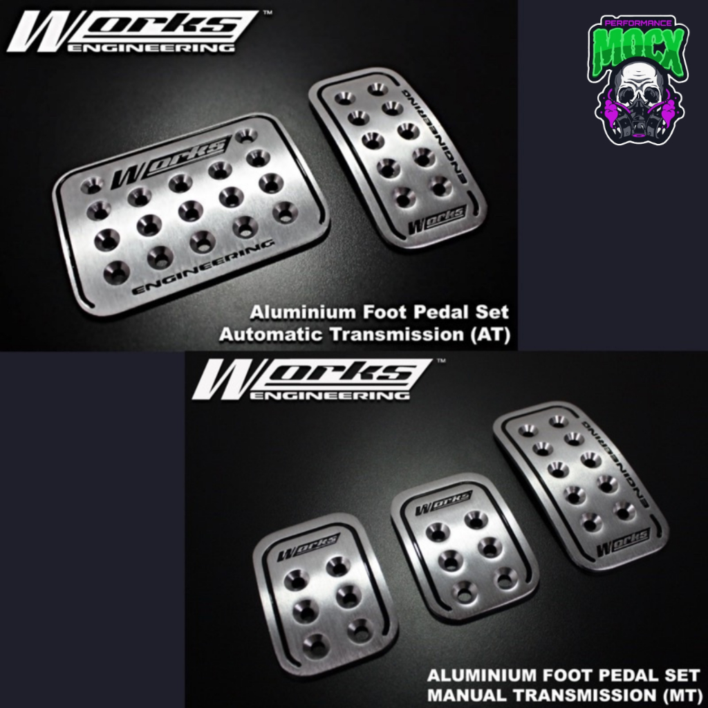 Original Works Engineering Aluminium Foot Pedal Set Shopee Malaysia