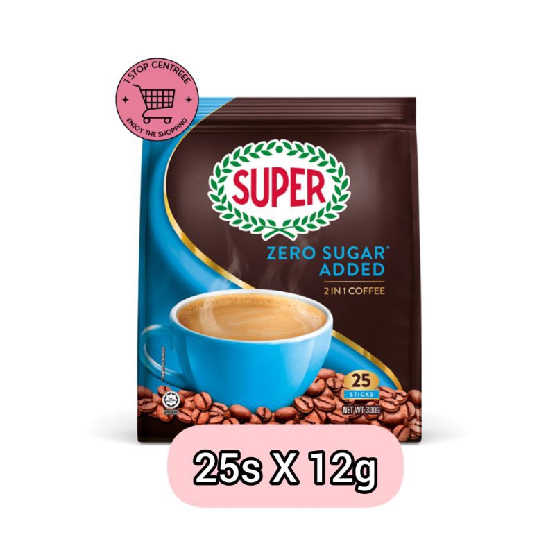Super Zero Sugar Added 3 in 1 25s X 12g | Shopee Malaysia