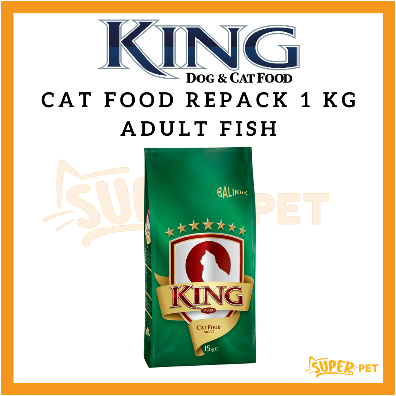 Original Repack King Adult Cat Food - Fish 1kg | Shopee Malaysia