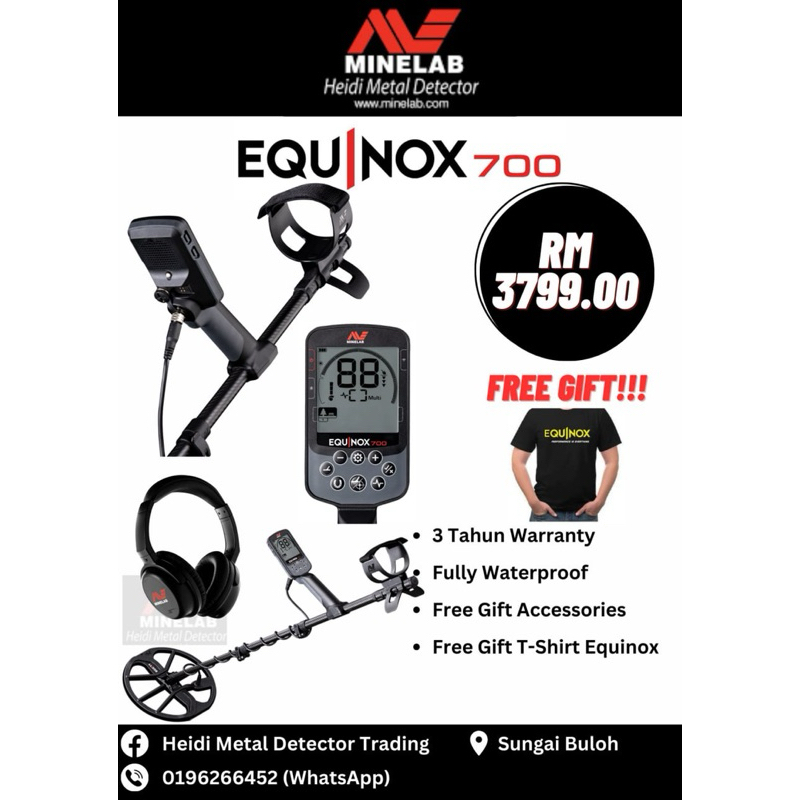 Minelab Equinox 700 Metal Detector Shopee Malaysia 2628