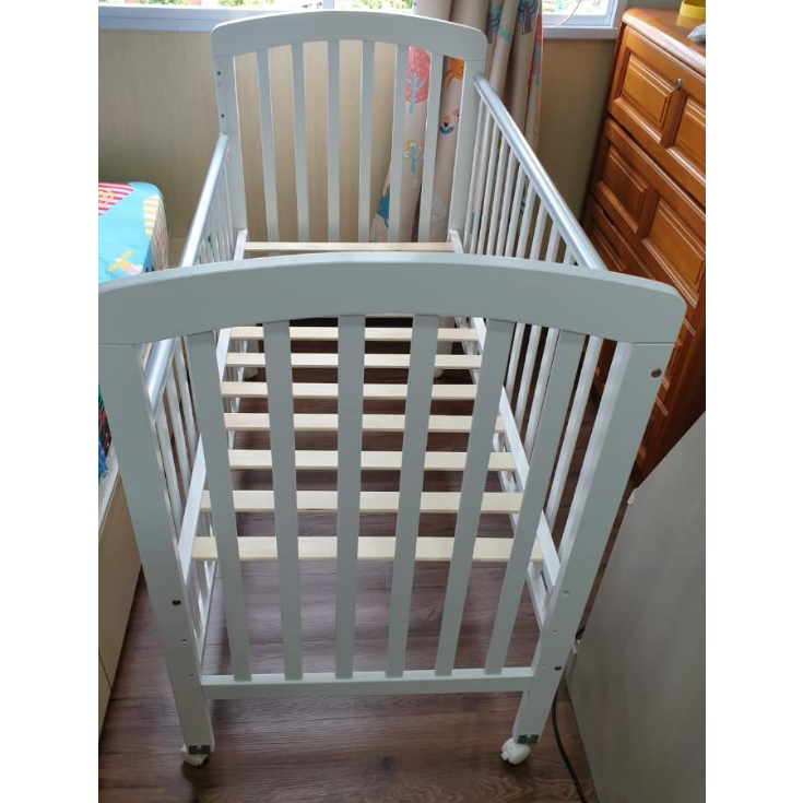 Seni Daya Angelcot ALIYA Local Made Solid Meranti Baby Cot c/w lockable ...