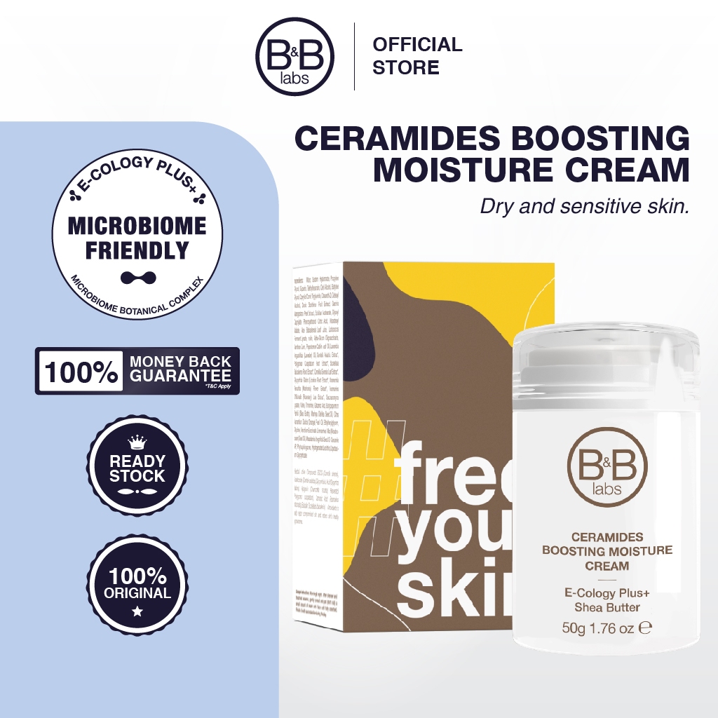 B&B Labs Ceramides Boosting Moisture Cream - Clinical Proven To Stop ...