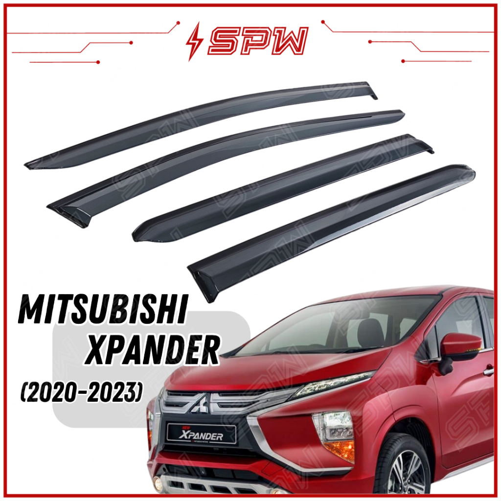 Mitsubishi Xpander (20172023) Door Visor 3" Sun Visor (4pcs) Sunshade