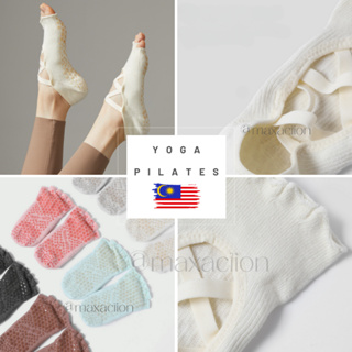 Five Toes Yoga Socks Women Cotton Tie-dye Silicone Non-slip Pilates Grip  Low-ankle Sock - AliExpress