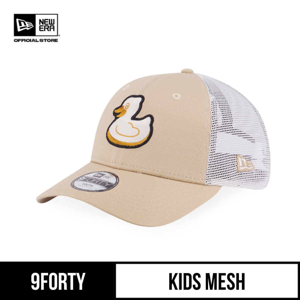 New Era 9FORTY Kids Mesh Akron Rubber Ducks Oat Milk Adjustable Cap