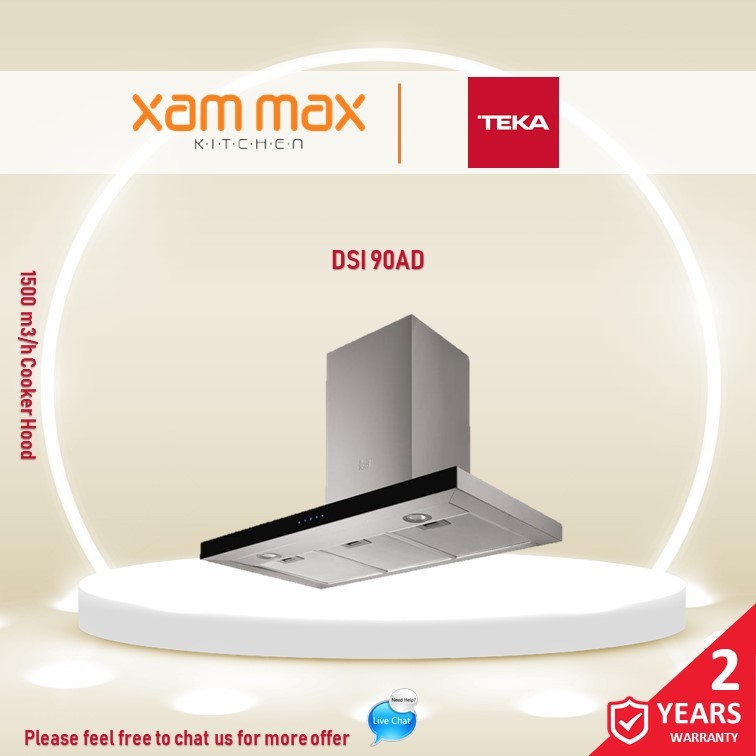 (PM Details & Fast Delivery) Teka 90cm Chimney Cooker Hood DSI 90 AD