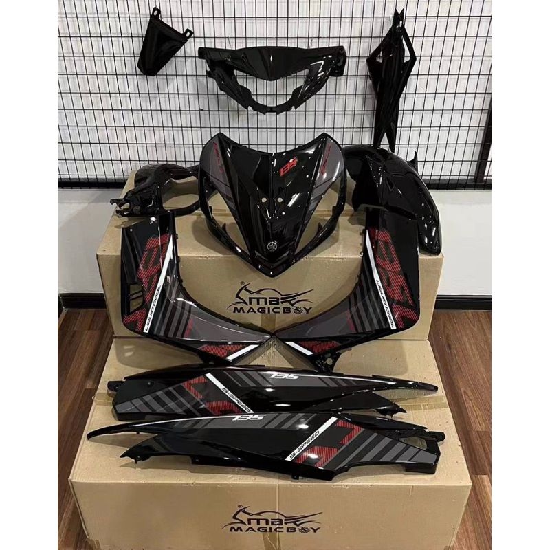 MAGIC BOY LC135 V1 BATMAN RED / BLACK DESIGN BODY COVER KIT SET ...