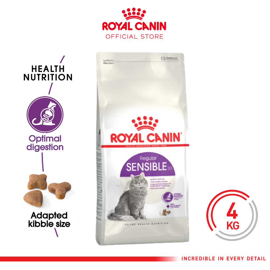 Royal Canin Sensible 33 Adult (4kg) Dry Cat Food Makanan Kucing