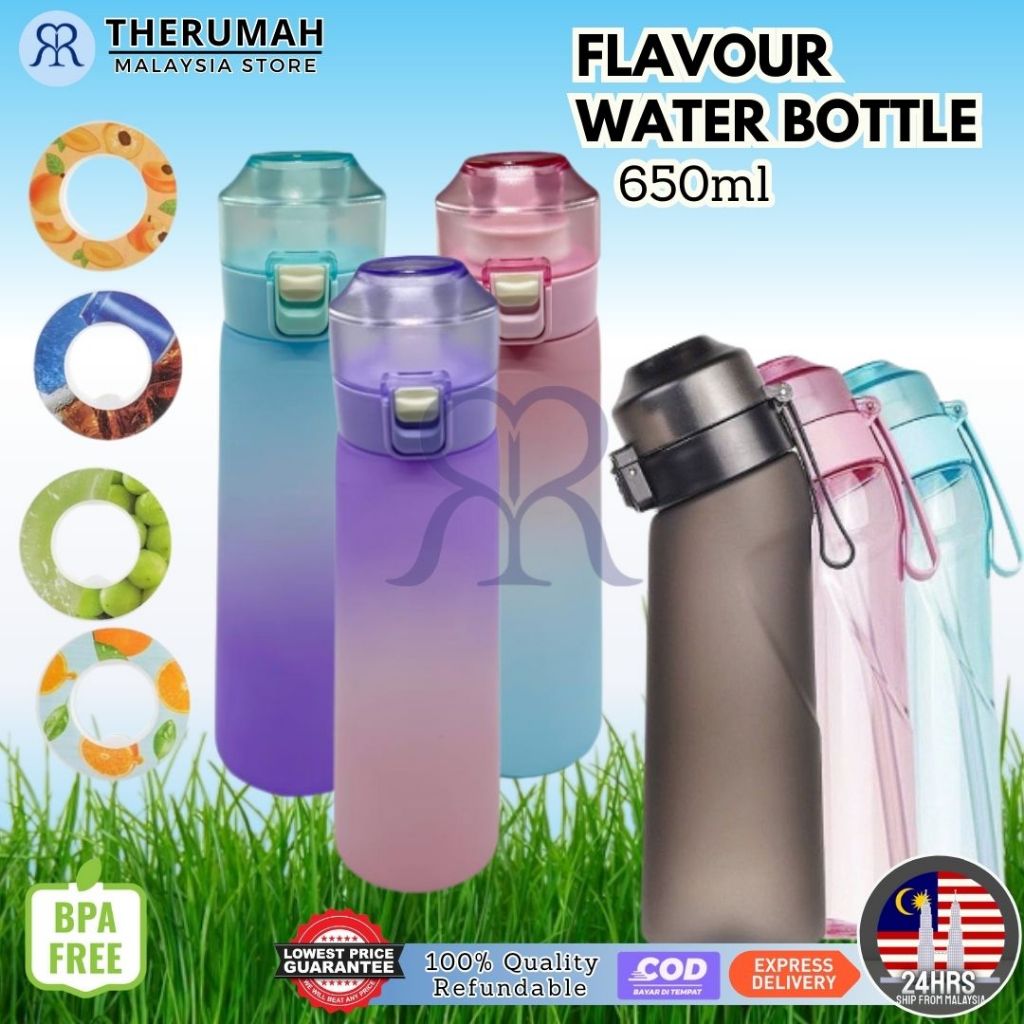 FREE Flavor HOT 650ML Magic Drink Water Bottle Viral Flavour BPA Free ...