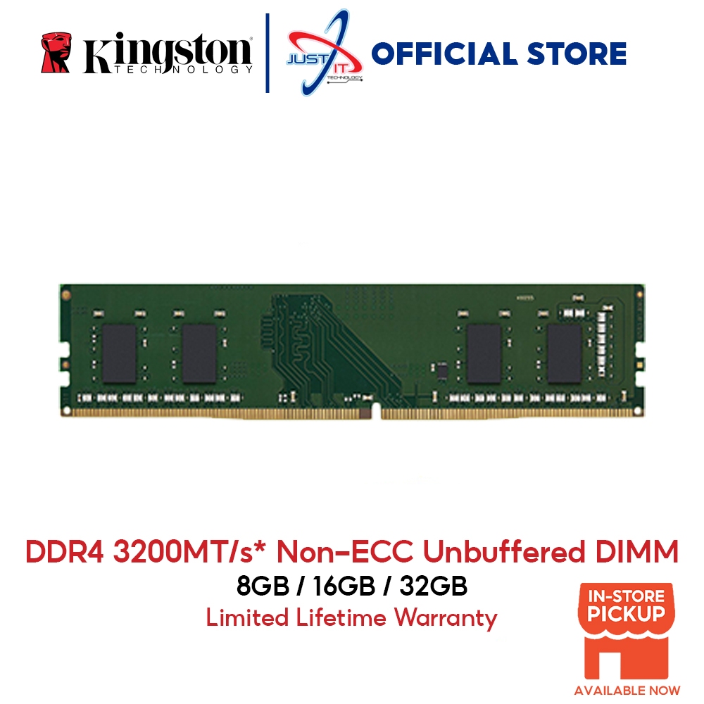 KINGSTON VALUE RAM 8GB 16GB 32GB DDR4 3200MHZ PC RAM CL22