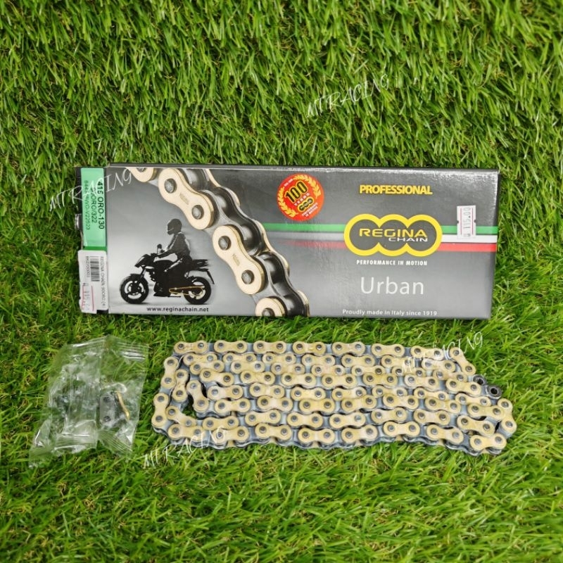 thumbnail image 2 of REGINA Heavy Duty Gold Drive Chain – 428-136 – For Superbyke RMR125 & More 2 of 6