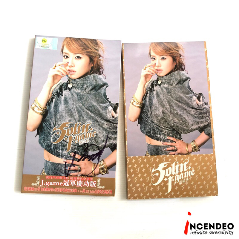 蔡依林Jolin Tsai J.Game 冠军庆功版CD+DVD Album with Signature