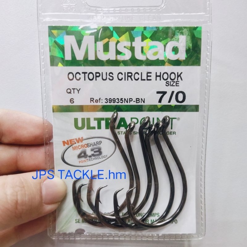 Mustad Octopus Circle hook 39935NP-BN mustad hook