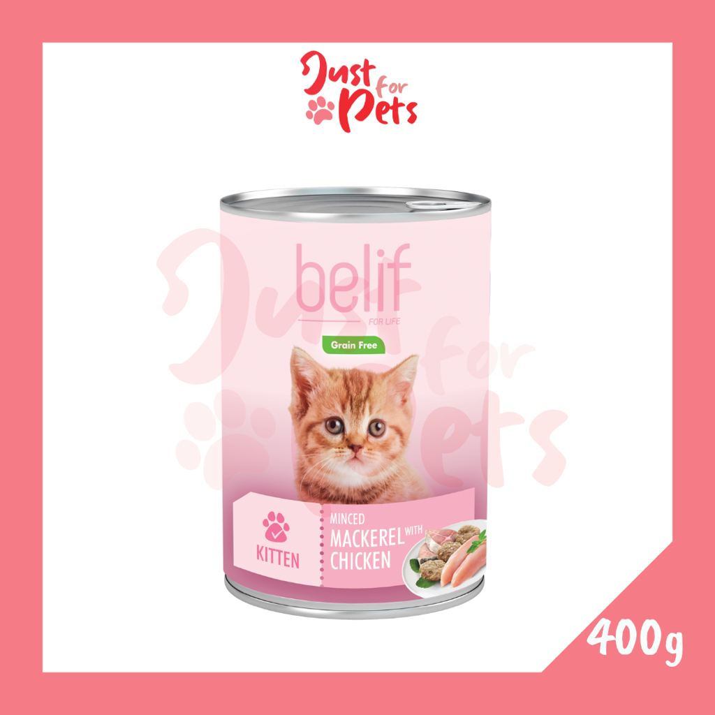 Belif 400g Wet Cat Food for Kitten/ Adult (Mackerel/ Ocean Fish