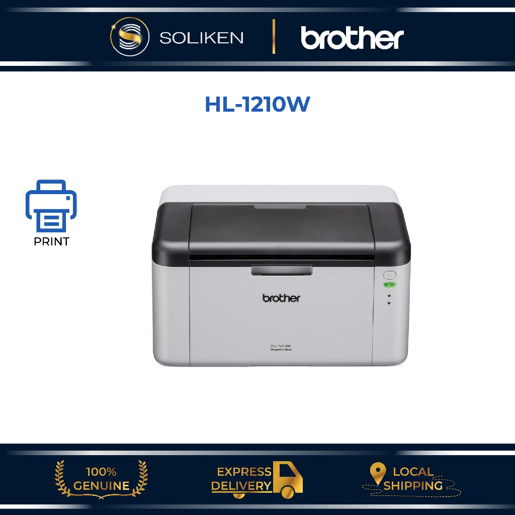 Brother Hl 1210w Wireless Monochrome Laser Printer Shopee Malaysia 0216