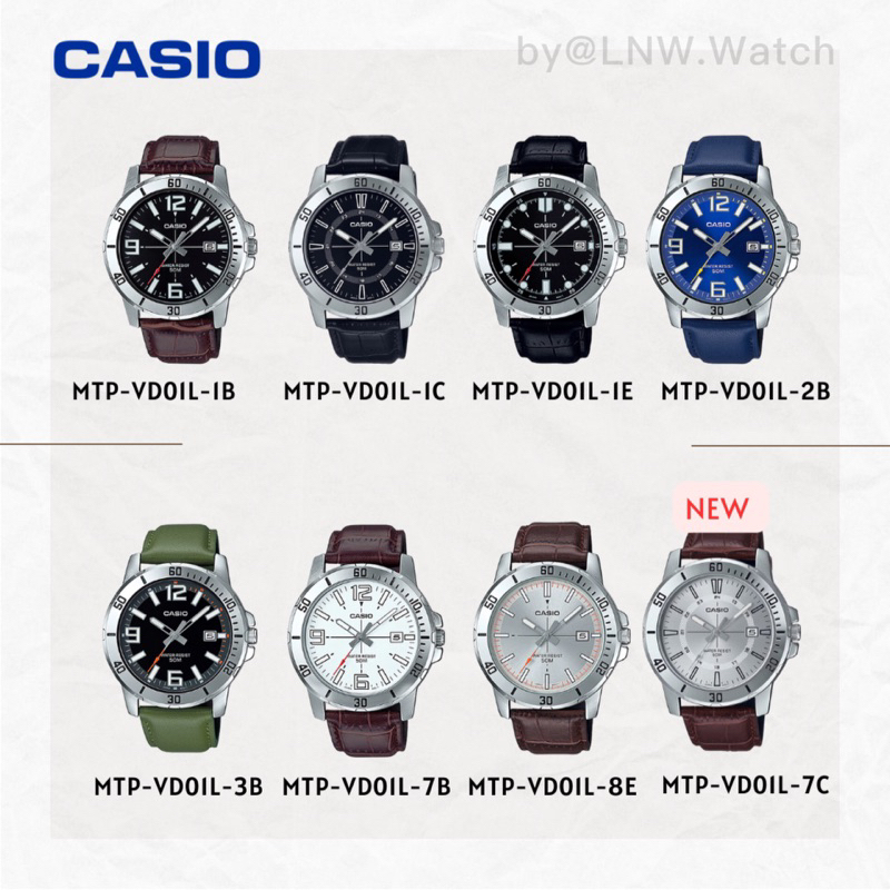 100% ORI CASIO • MTP-VD01L-1B/MTP-VD01L-1C/MTP-VD01L-1E/MTP-VD01L-2B ...