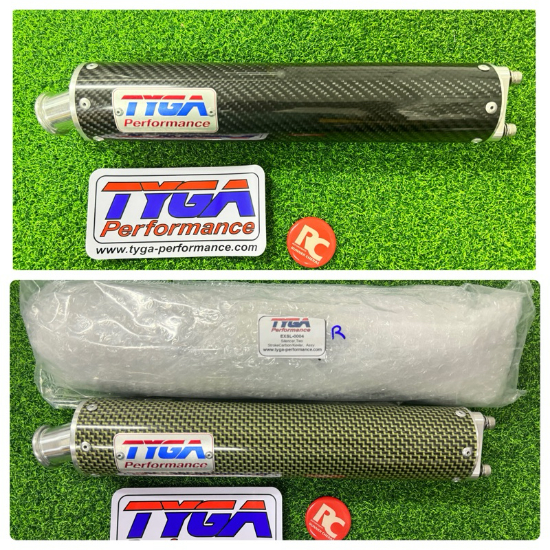 MUFFLER CARBON TYGA STAGE 2 DAN 3 ORIGINAL TYGA PERFORMANCE | Shopee ...