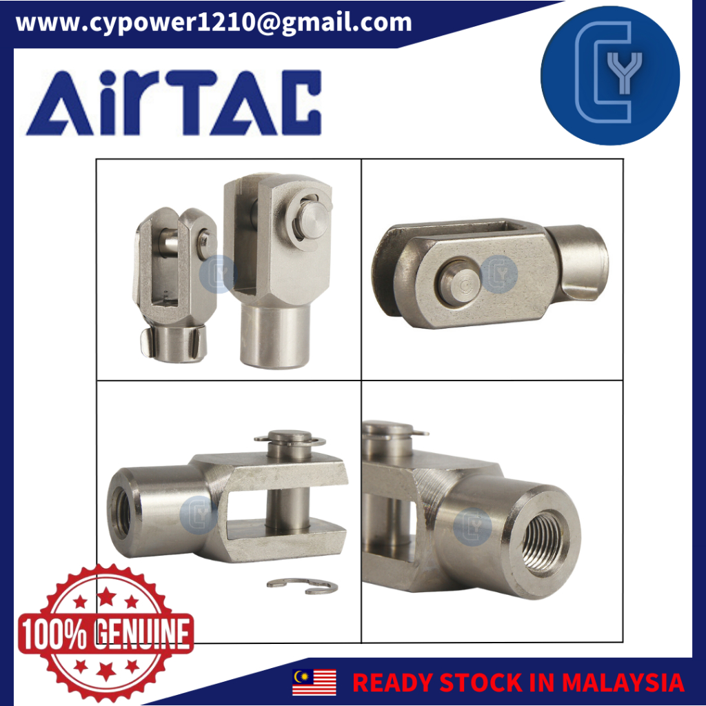 AirTAC Y Joint (Y Knuckle) M20/M22/M26/M27/M36/M42 Pneumatic Air ...