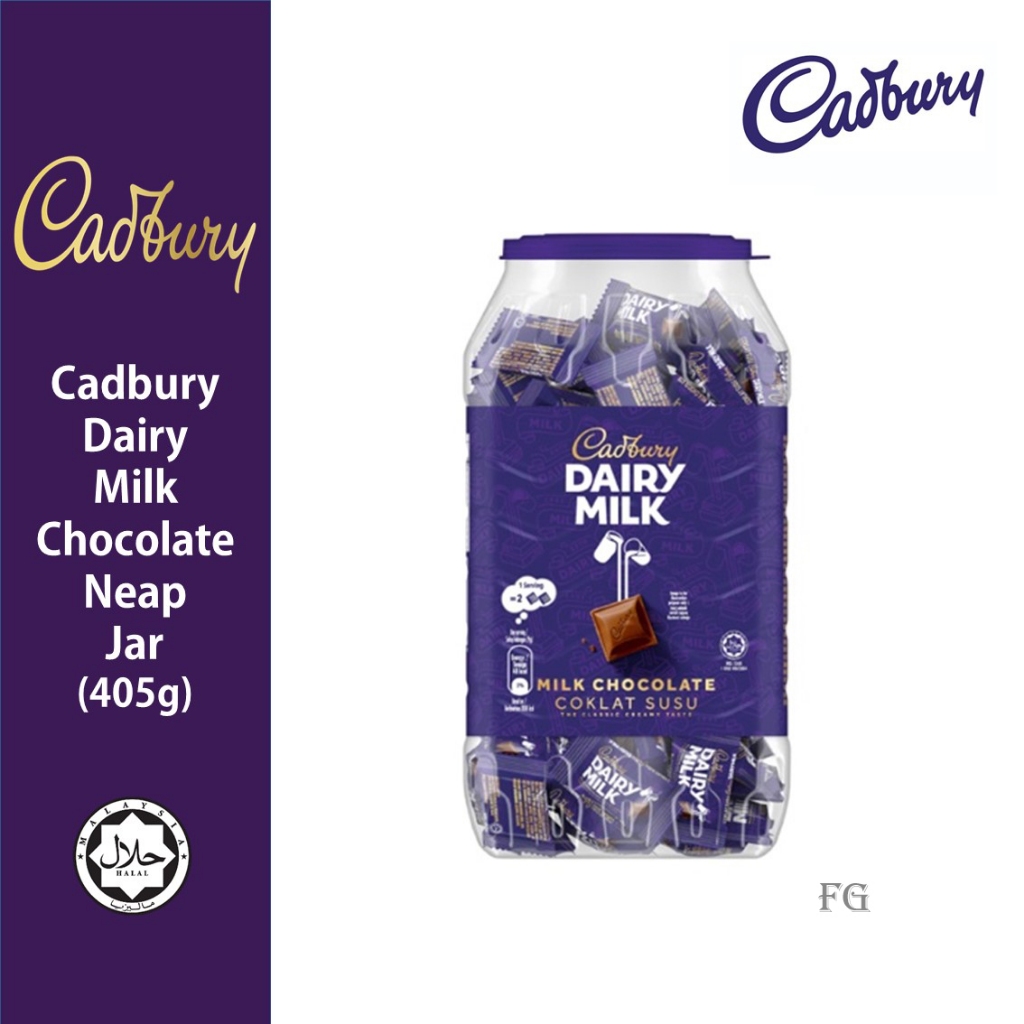 Cadbury Dairy Milk Chocolate Neaps Jar 405g Shopee Malaysia