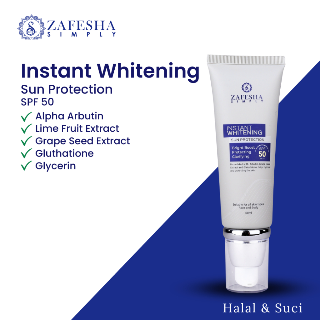[ZA04s] Zafesha Simply Sunscreen SPF50 Shopee Malaysia