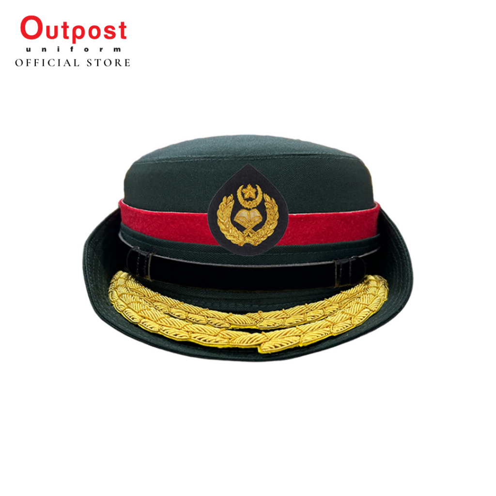 Outpost Bowler Hat / Topi Pegawai Wanita Dua Lapis Bunga Padi Kadet ...