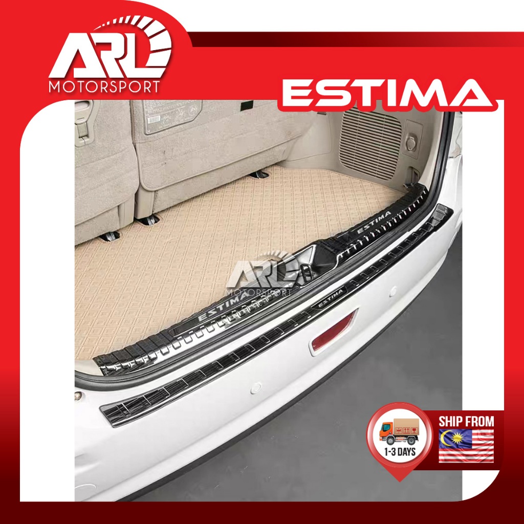 Toyota Estima XR50 ACR50 ACR55 Rear Bonnet Guard Chrome Inner Outer ...