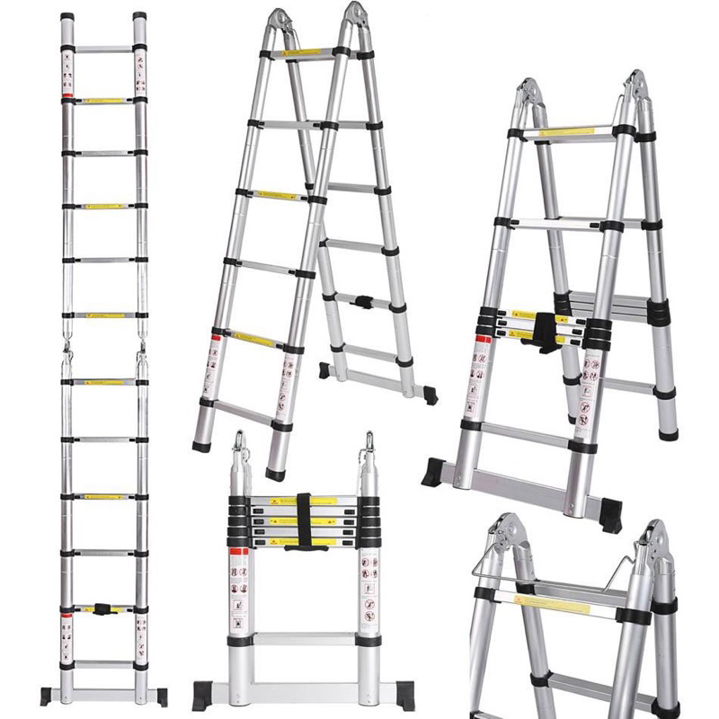 [SALES] 16 Steps Telescopic Ladder Multipurpose Double Sided Two Way ...