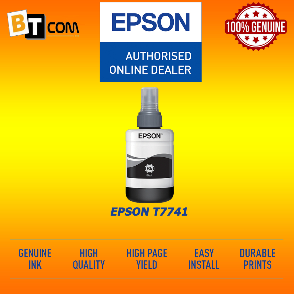 Epson T7741 Black Original Ink Bottle T774100 (EXPIRED) | Shopee Malaysia