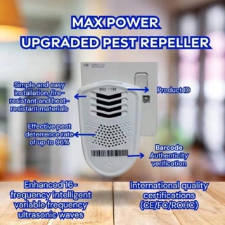 Malaysia Seller】2022 Upgraded Ultrasonic Mouse Repeller