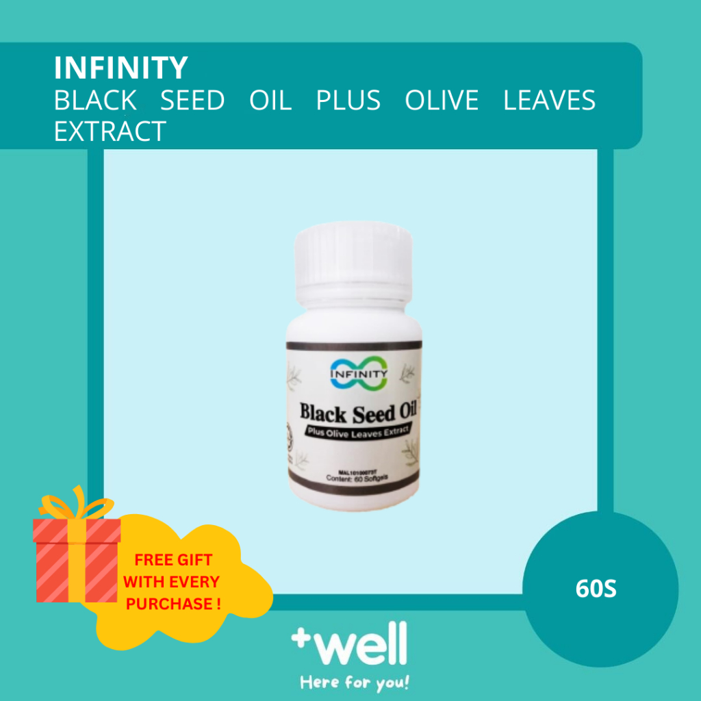 INFINITY BLACK SEED OIL PLUS OLIVE LEAVES EXTRACT | Shopee Malaysia