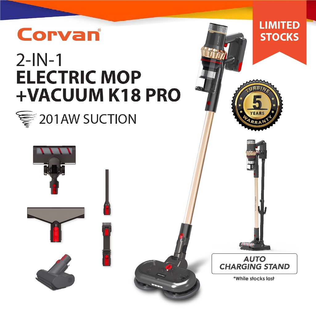 READY STOCK] Corvan Spot Cleaner S6 - Carpet & Upholstery Cleaning wi