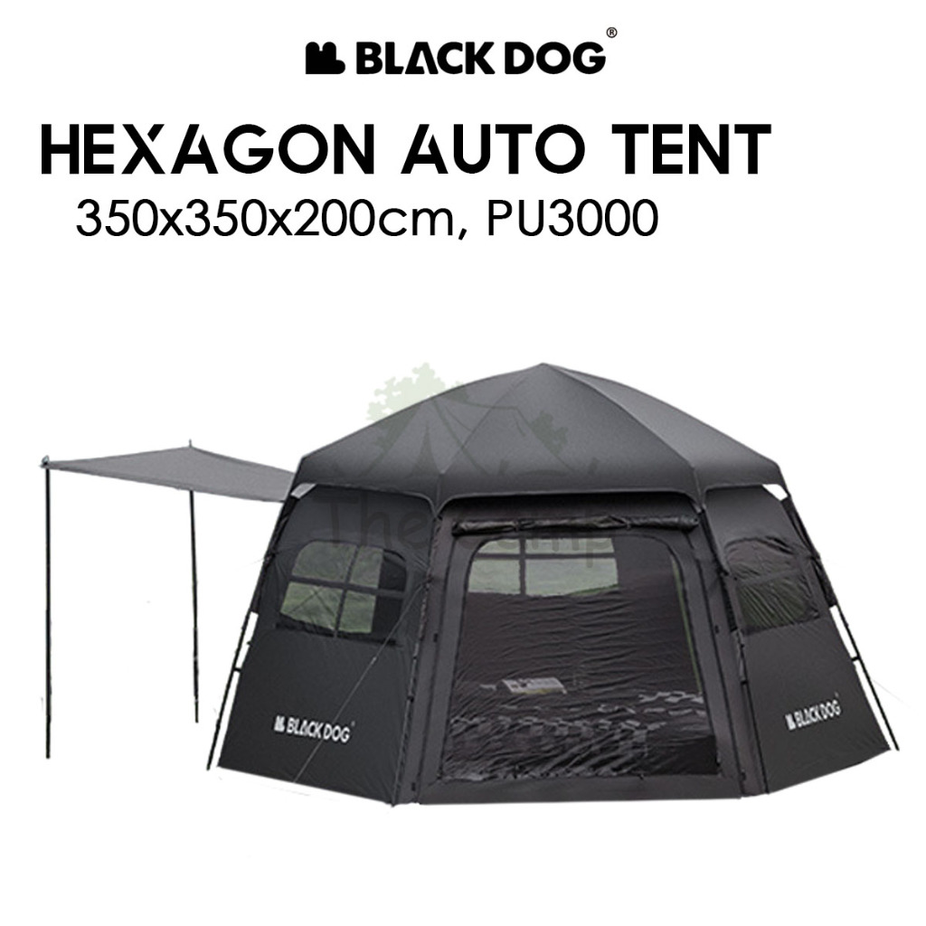 blackdog-hexagon-automatic-tent-dome-shelter-outdoor-camping-black