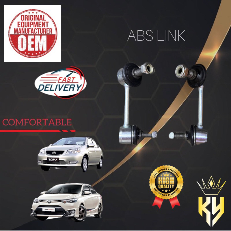 OEM FRONT STABILIZER LINK TOYOTA VIOS NCP42, VIOS NCP150 ABS LINK