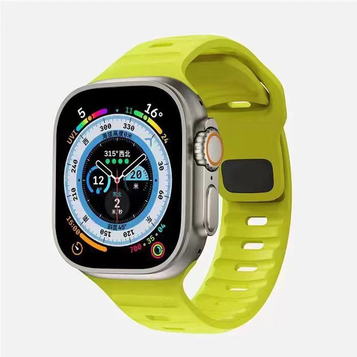 Silicone Mini Hole Sport Strap Tali Jam Band 49mm 45mm 41mm 44mm 40mm ...