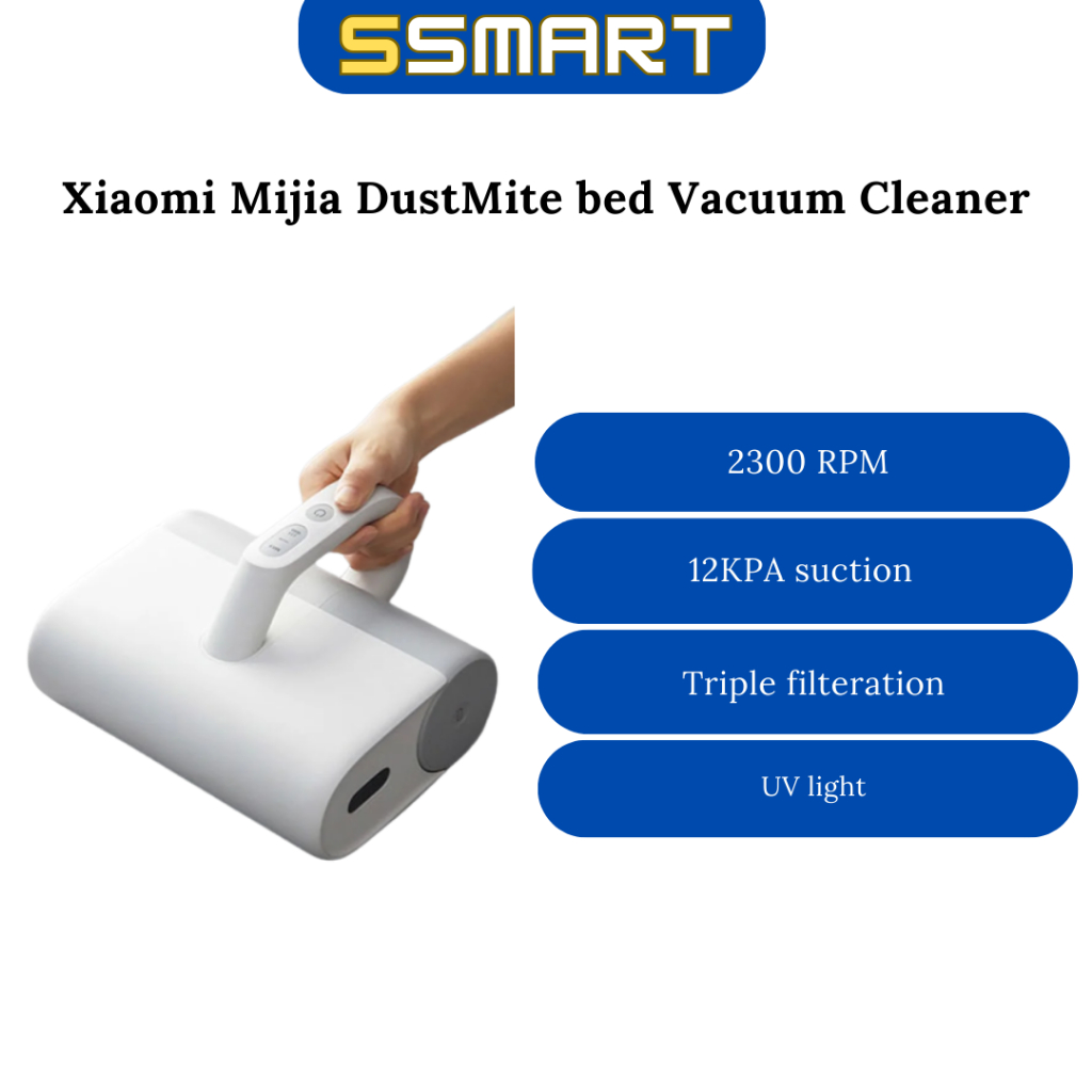 Xiaomi Mijia Dust Mite Bed Vacuum Cleaner 12kPa Shopee Malaysia