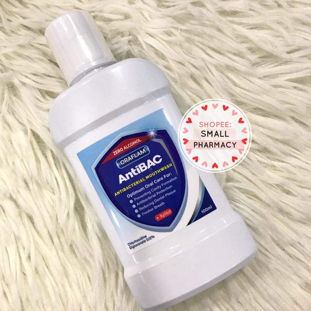 Oraflam Antibac Antibacterial Mouthwash 700001 + Xylitol ( Zero Alcohol